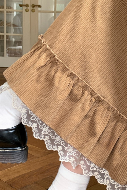 レトロレースフレアスカート