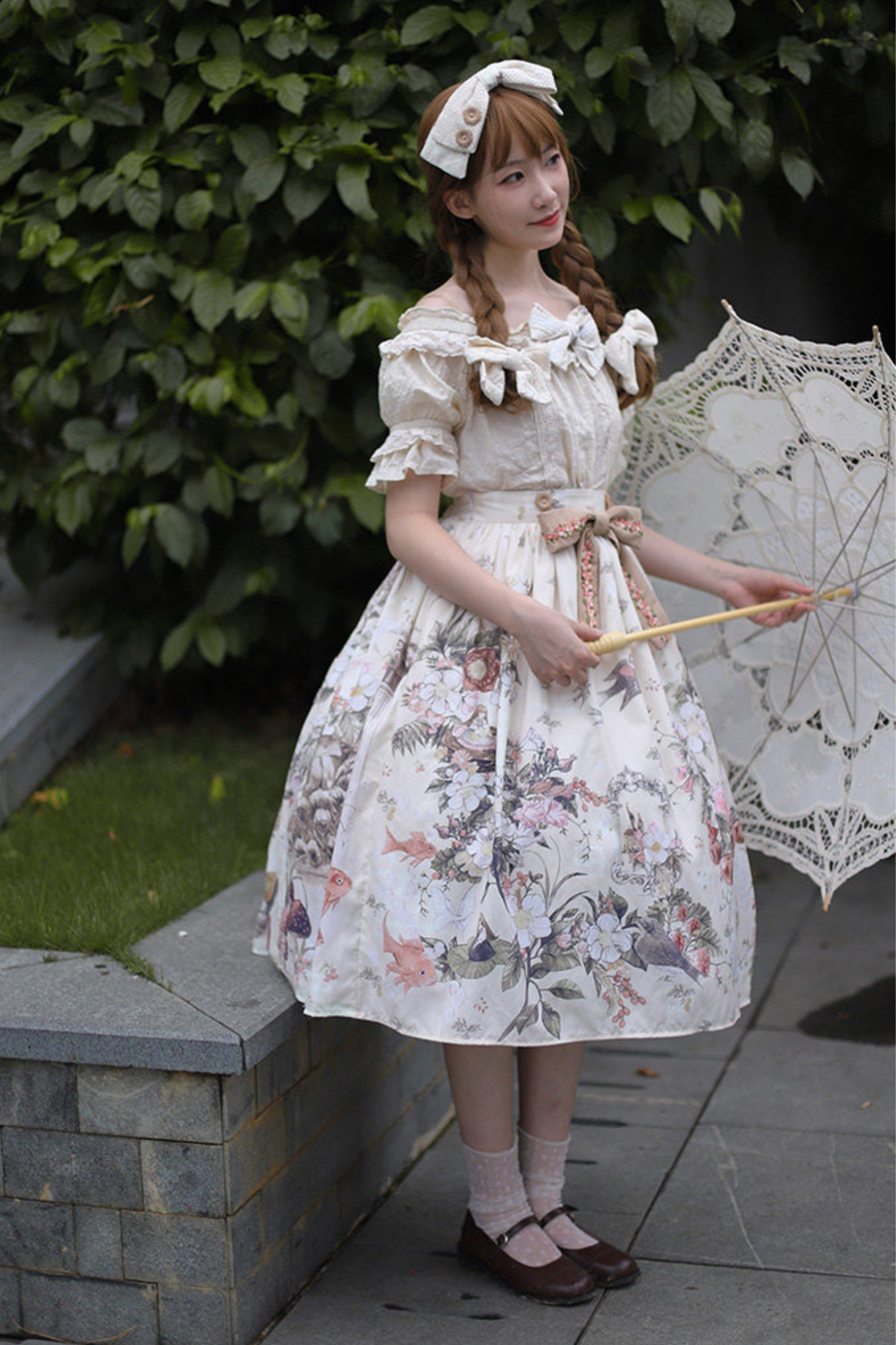 桑葚莉娜蘿莉塔搖擺裙+吊帶裙