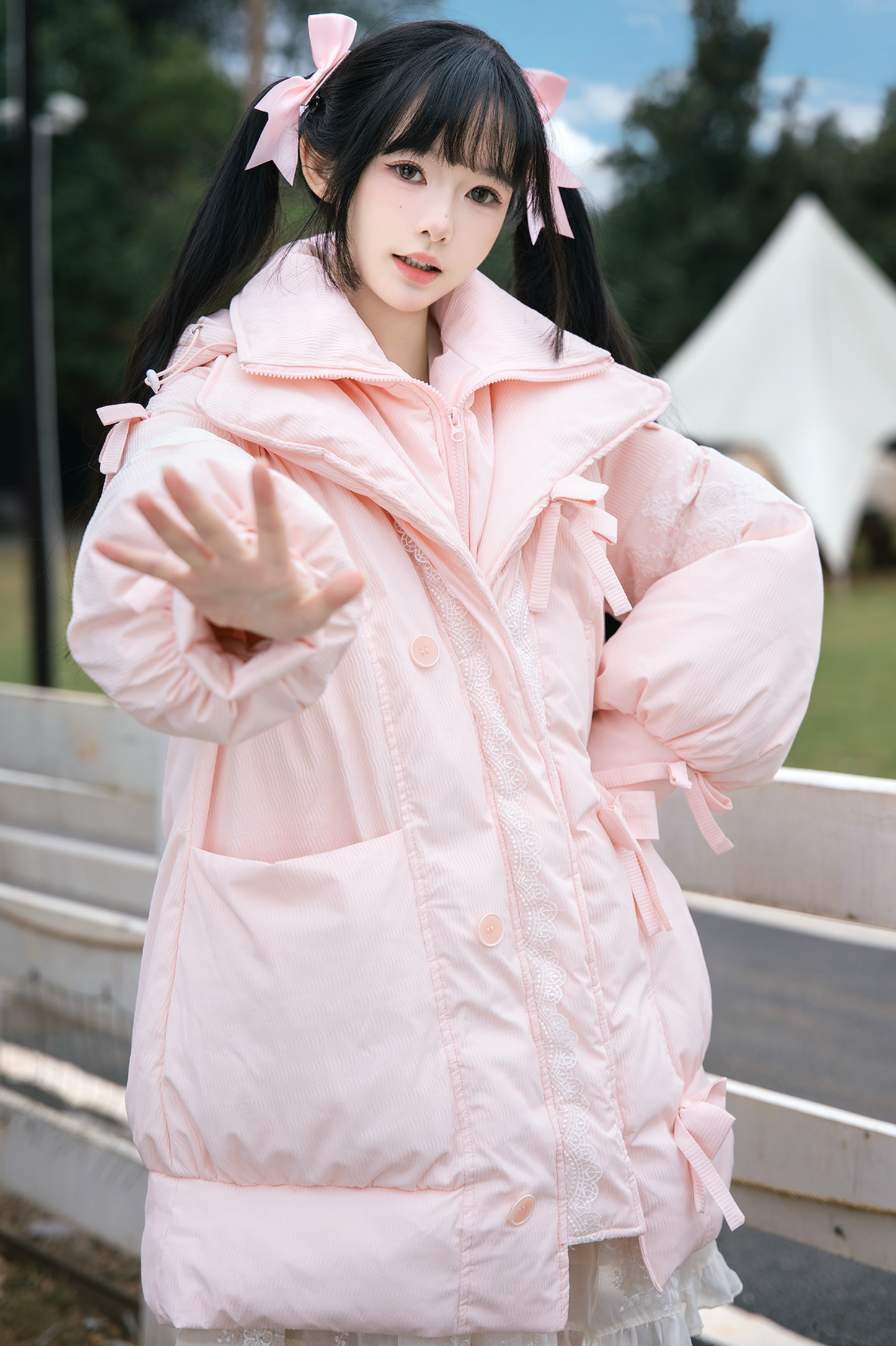 Sweet Hooded Down Jacket