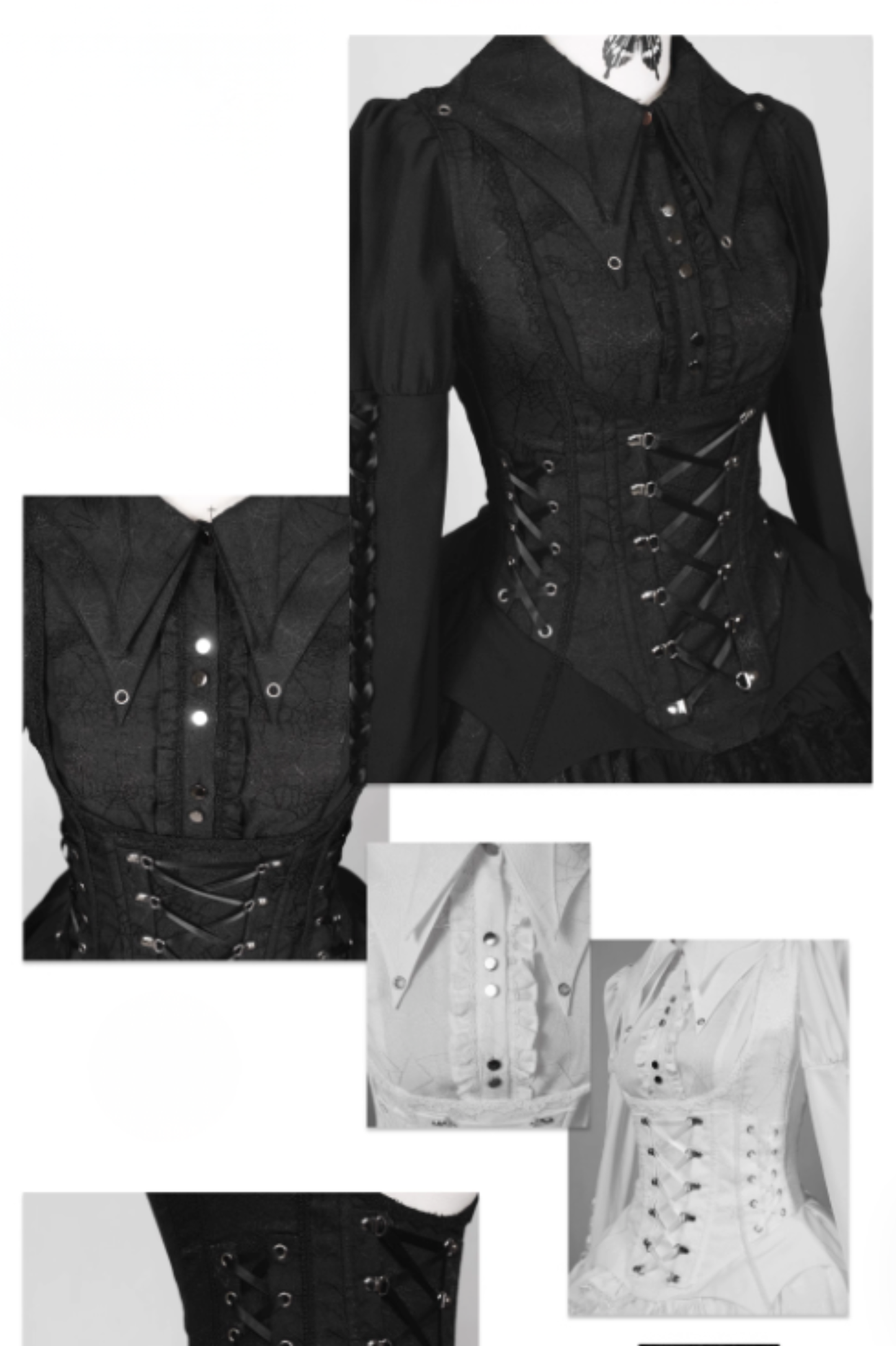 [Deadline for reservations: November 19] Camilla Spider Web Bat Gothic Dark Series Dress Full Set + Setup Full Set