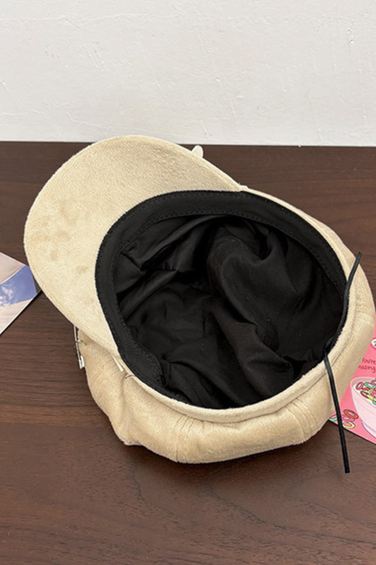 Blue Kitten Ear Beret