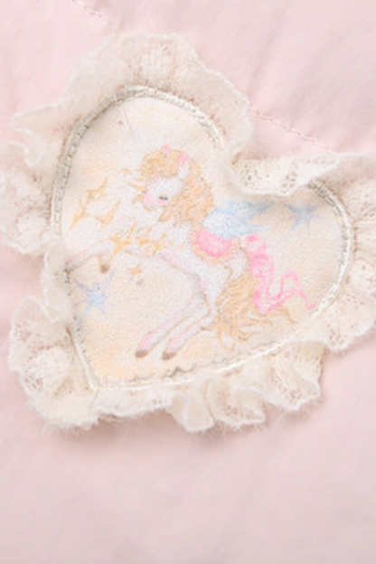 バックビッグリボンダウンジャケット