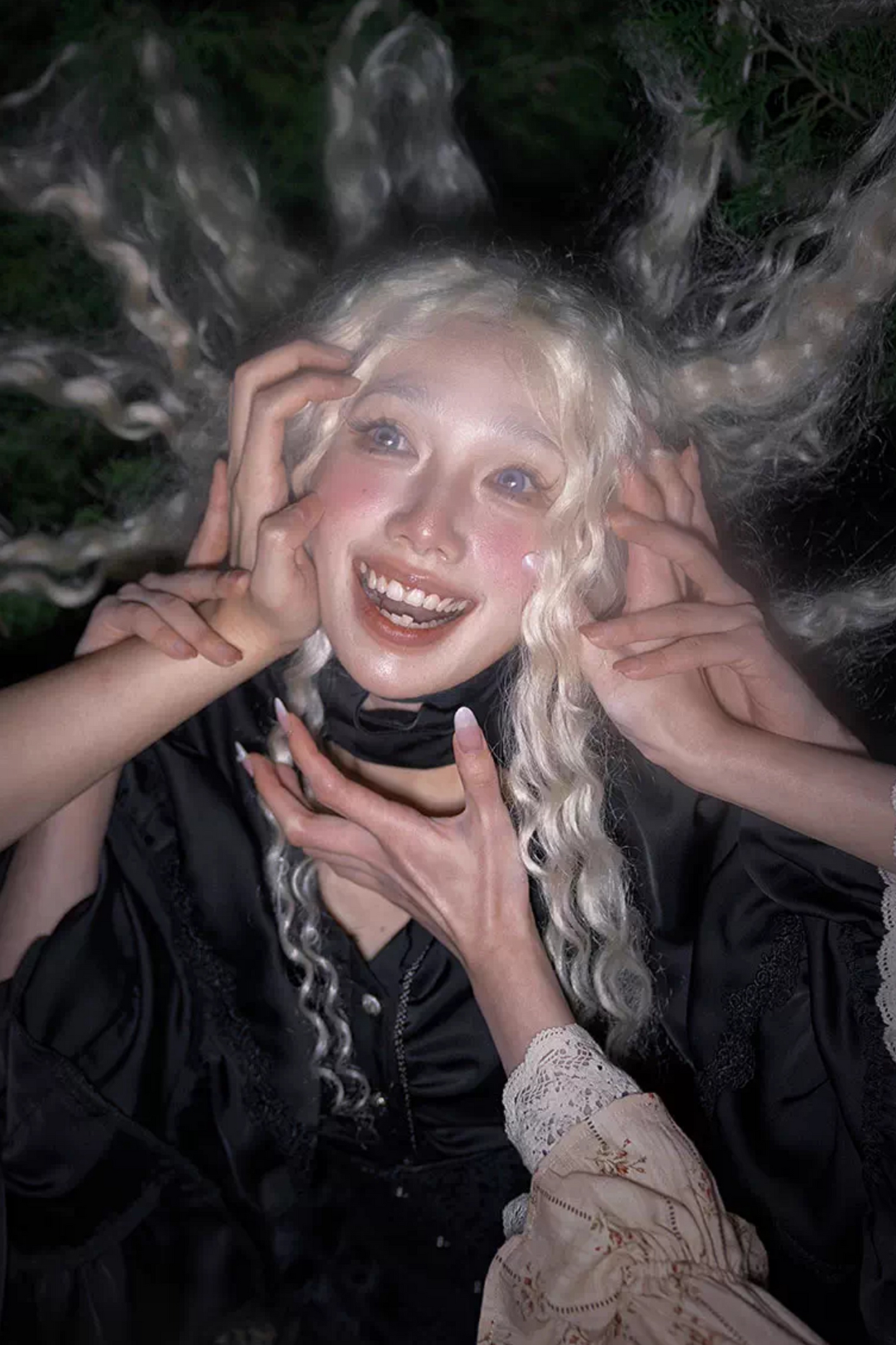 クトゥルフゴシックダークロリータシャツ+スカート+テール+コルセット