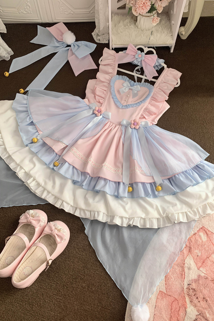 Sweetheart Rabbit Pastel Lolita Dress
