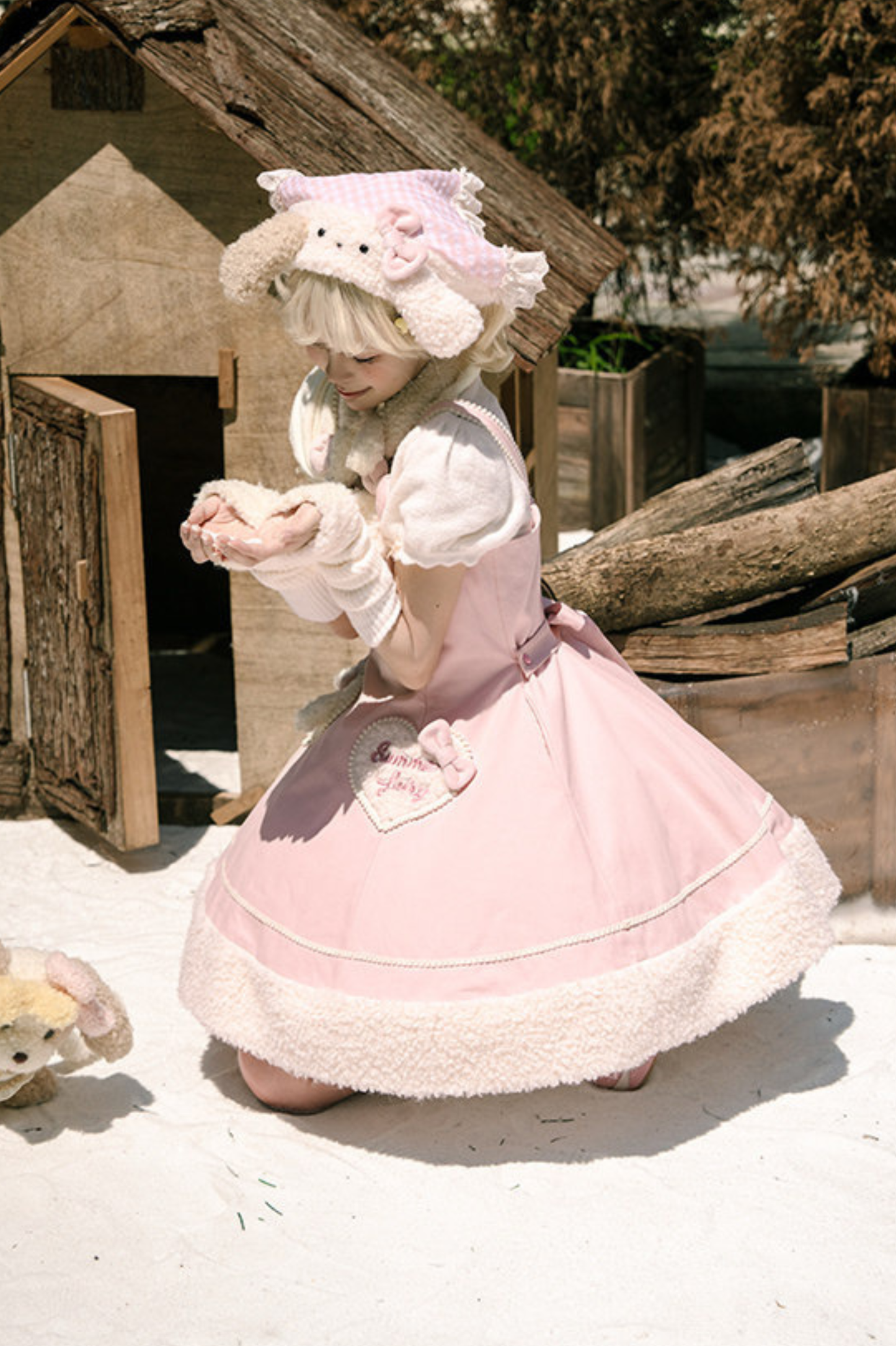 Ribbon Cut-Out Lolita Dress