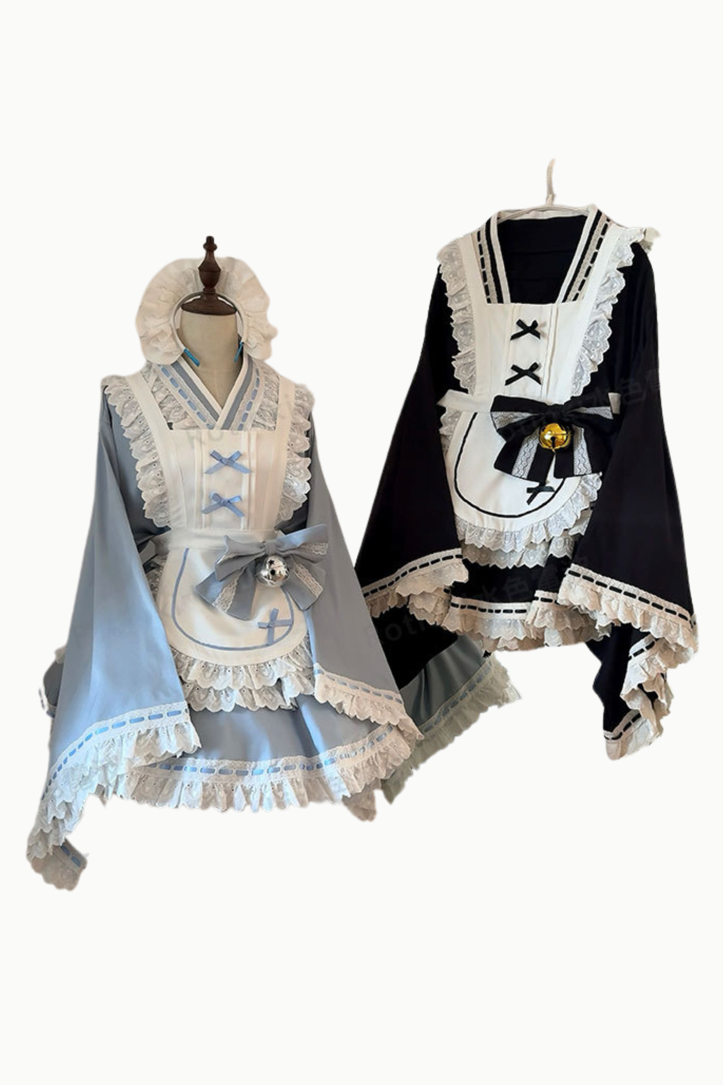 【12月6日予約締切】和ロリメイドドレスセットアップ＋ヘッドバンド