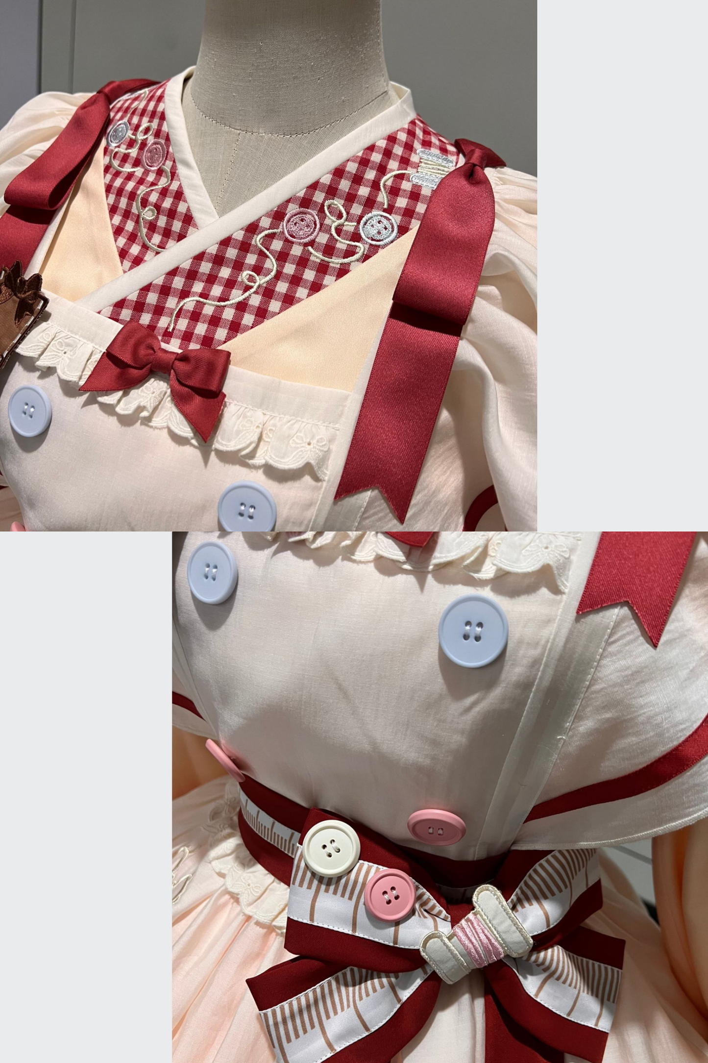 【12月6日予約締切】チャイナロリータエンブロイダリーメイドドレスセット＋ボンネット