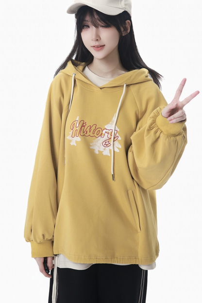 クリーミージャケット+Tシャツ+フードスウェット+スウェットパンツ