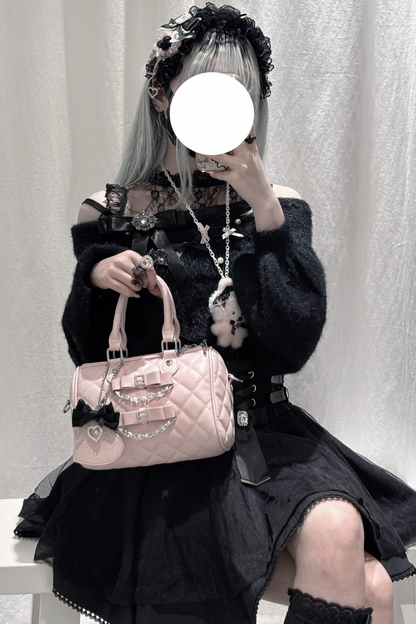 キルティングリボンミニバッグ