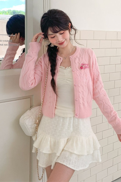 スイートガーリーニットカーディガン