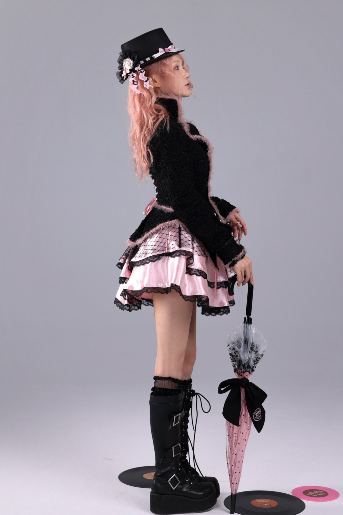 ブラックウールンファンタジージャケット