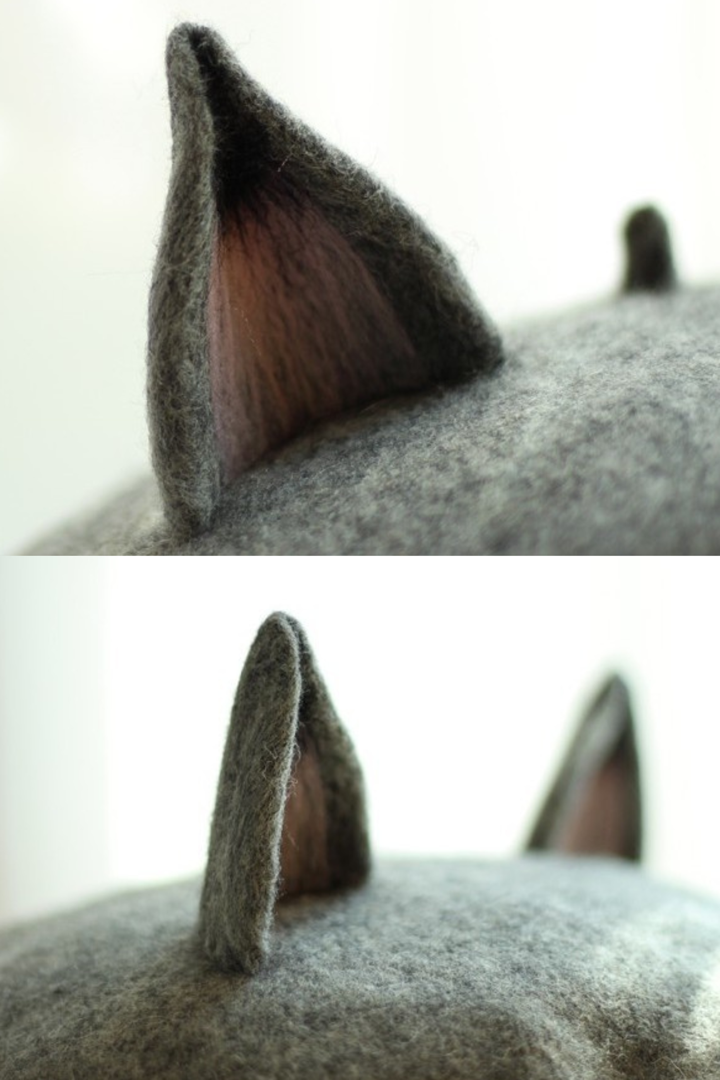 ウールフェルトキツネベレー帽