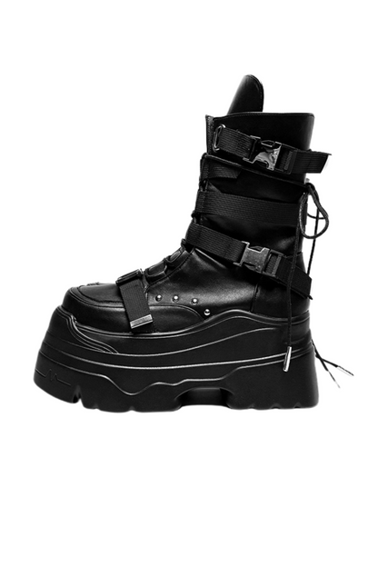 Cyber Academy Subculture Thick Soled Boots