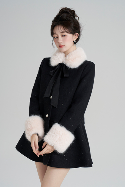 フレンチウールンファーコラルコート