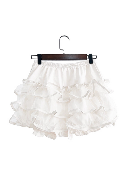 (Pre-order item) Wine Red Puff Sleeve Shirt + Balloon Jumperskirt