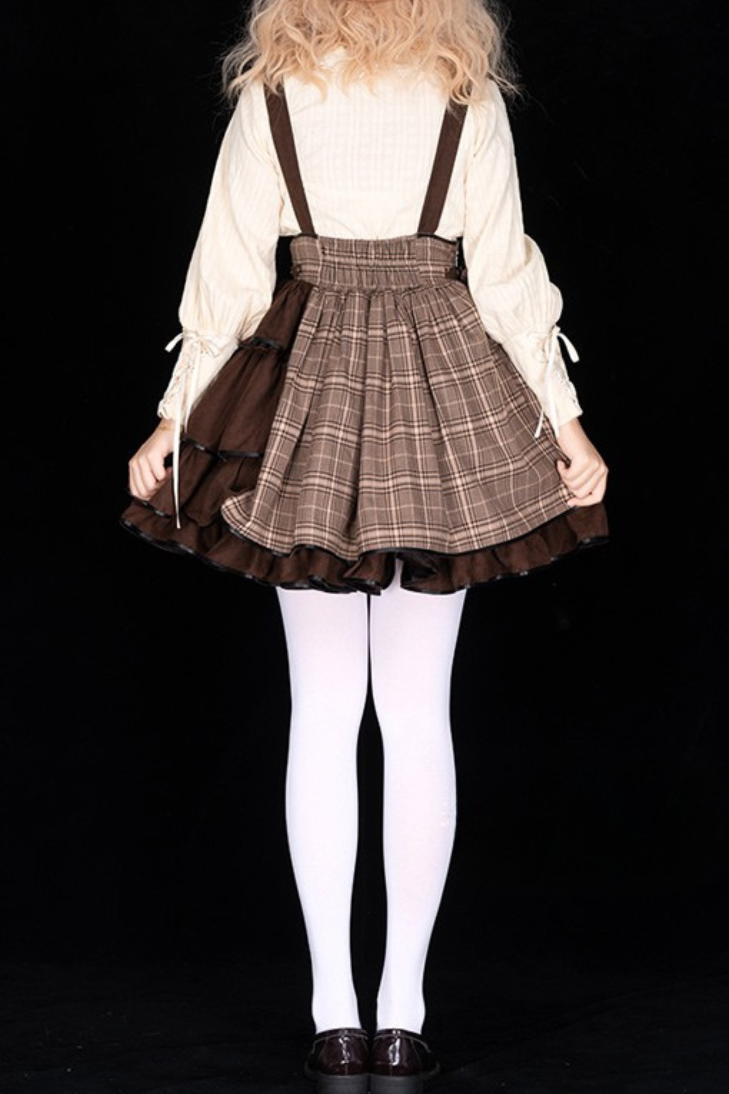 ローズポエムベルベットタイツ