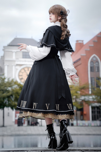 ドラゴンアリアロリータケープコート+トップス+スカート