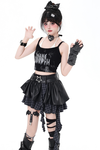 アシメティアード地雷スカート