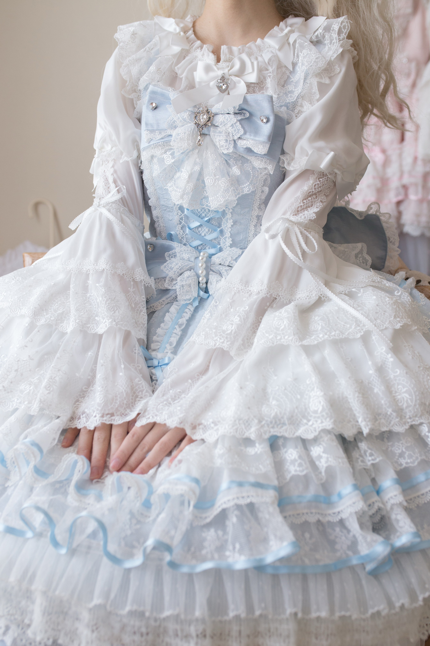 レーススイートロリータドレスセット