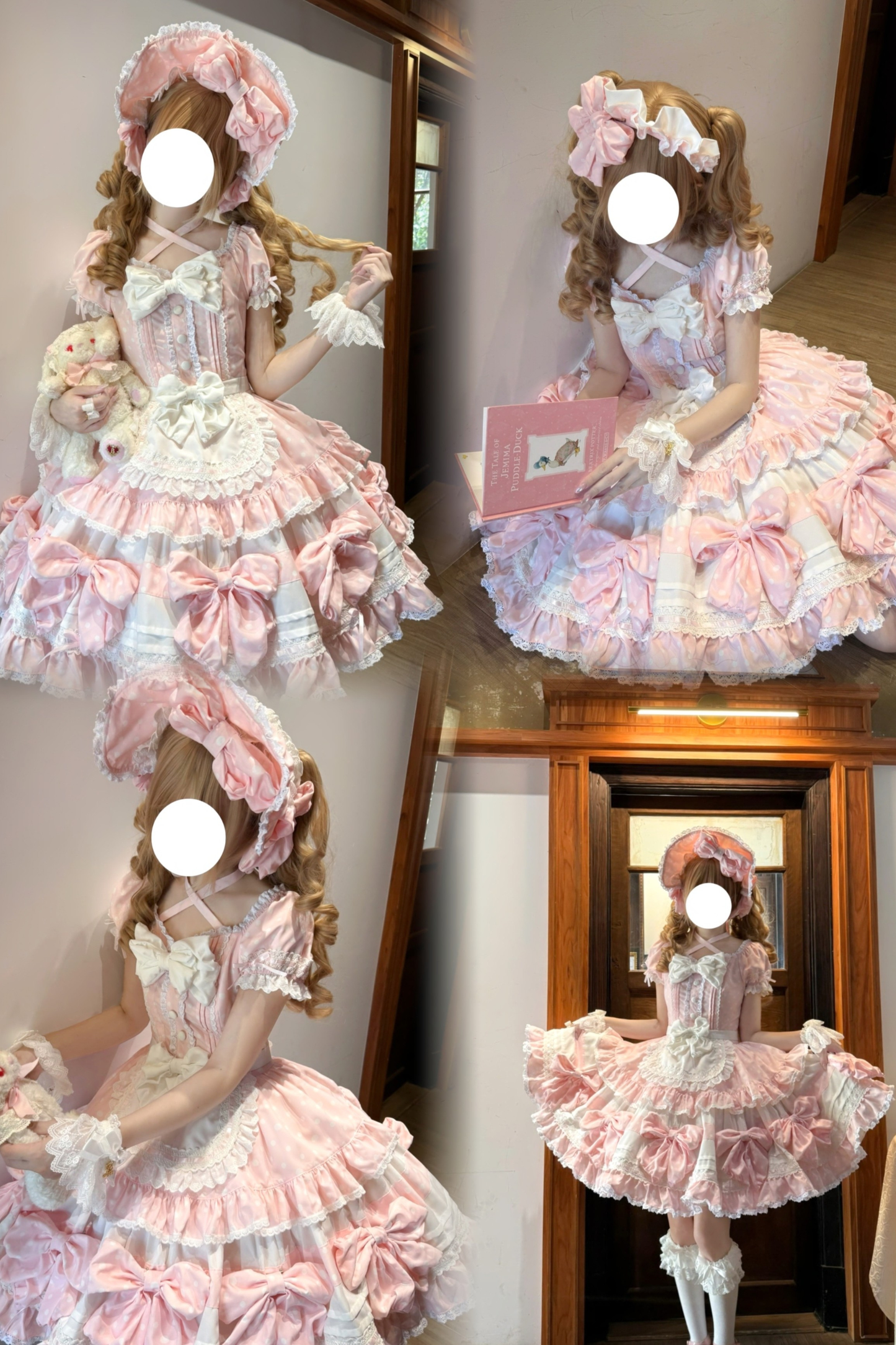 Doll Dot Big Ribbon Lolita Dress