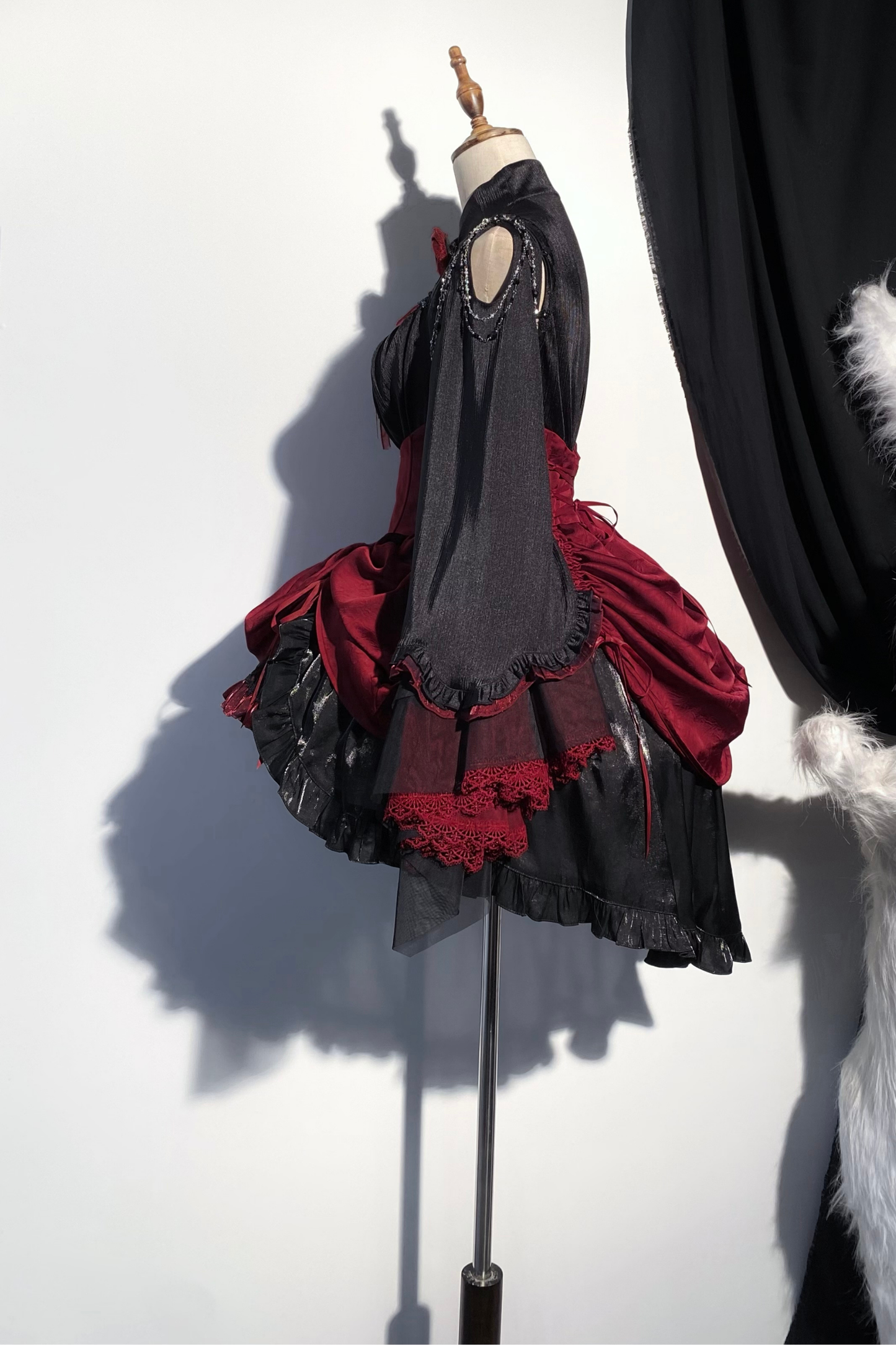 ダークフラワーゴシックロリータセットアップ