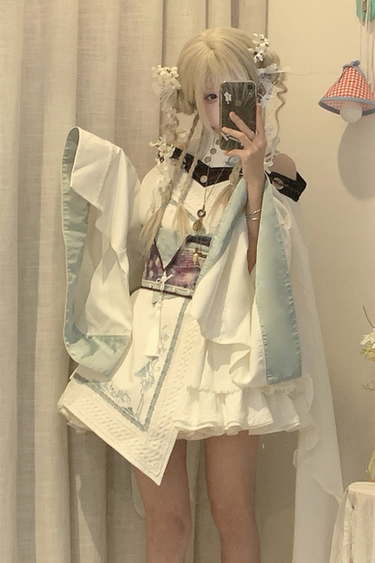 Dragon's Breath Lolita Dress + Corset + Fake Collar
