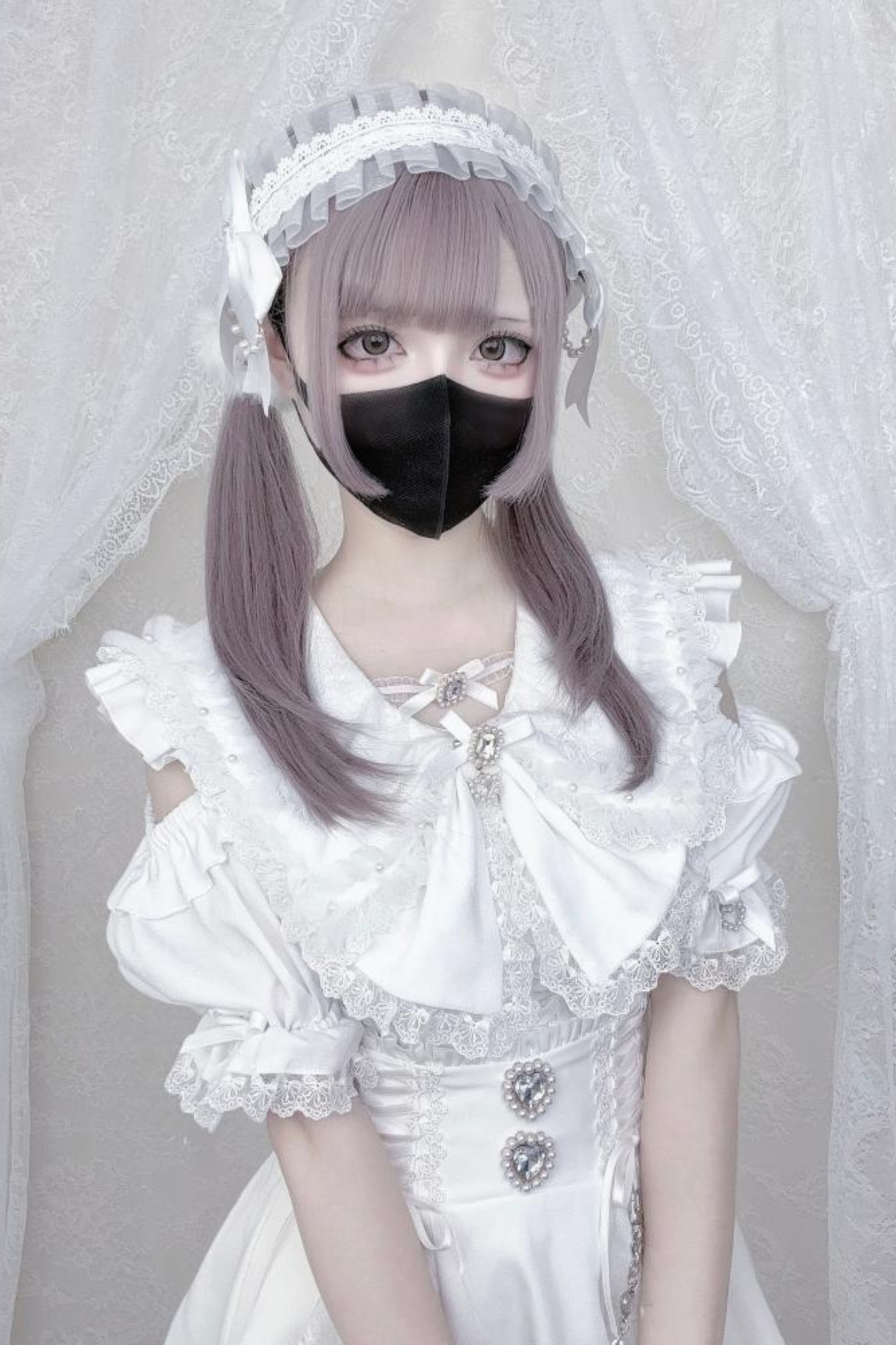 レースソフトガールラビットシャツ