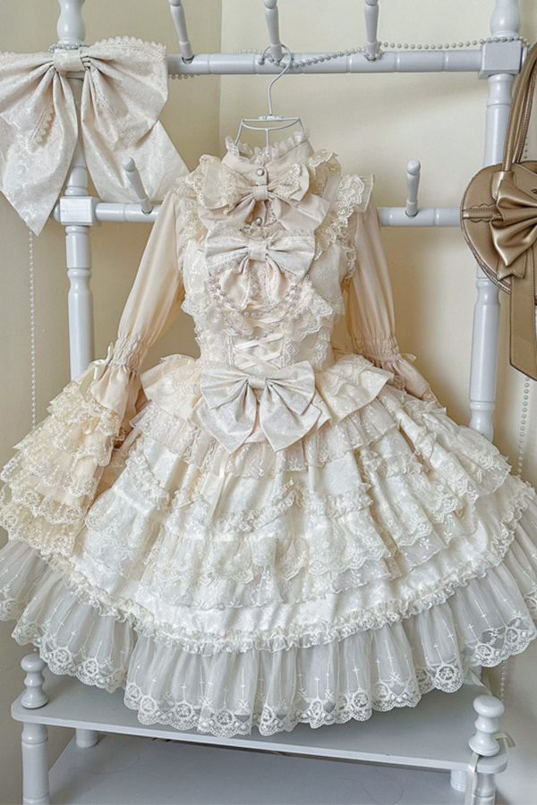 【予約商品】ときめきラブリーロリータドレス+フリルブラウス