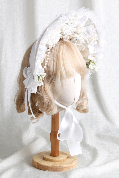 プリンセスティーパーティーロリータボンネット