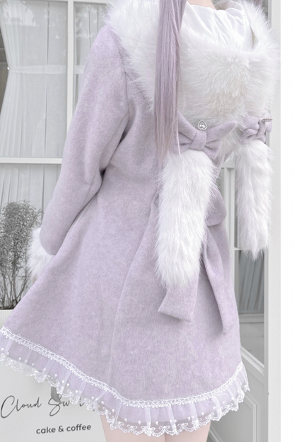 うさ耳ファーフードドールコート