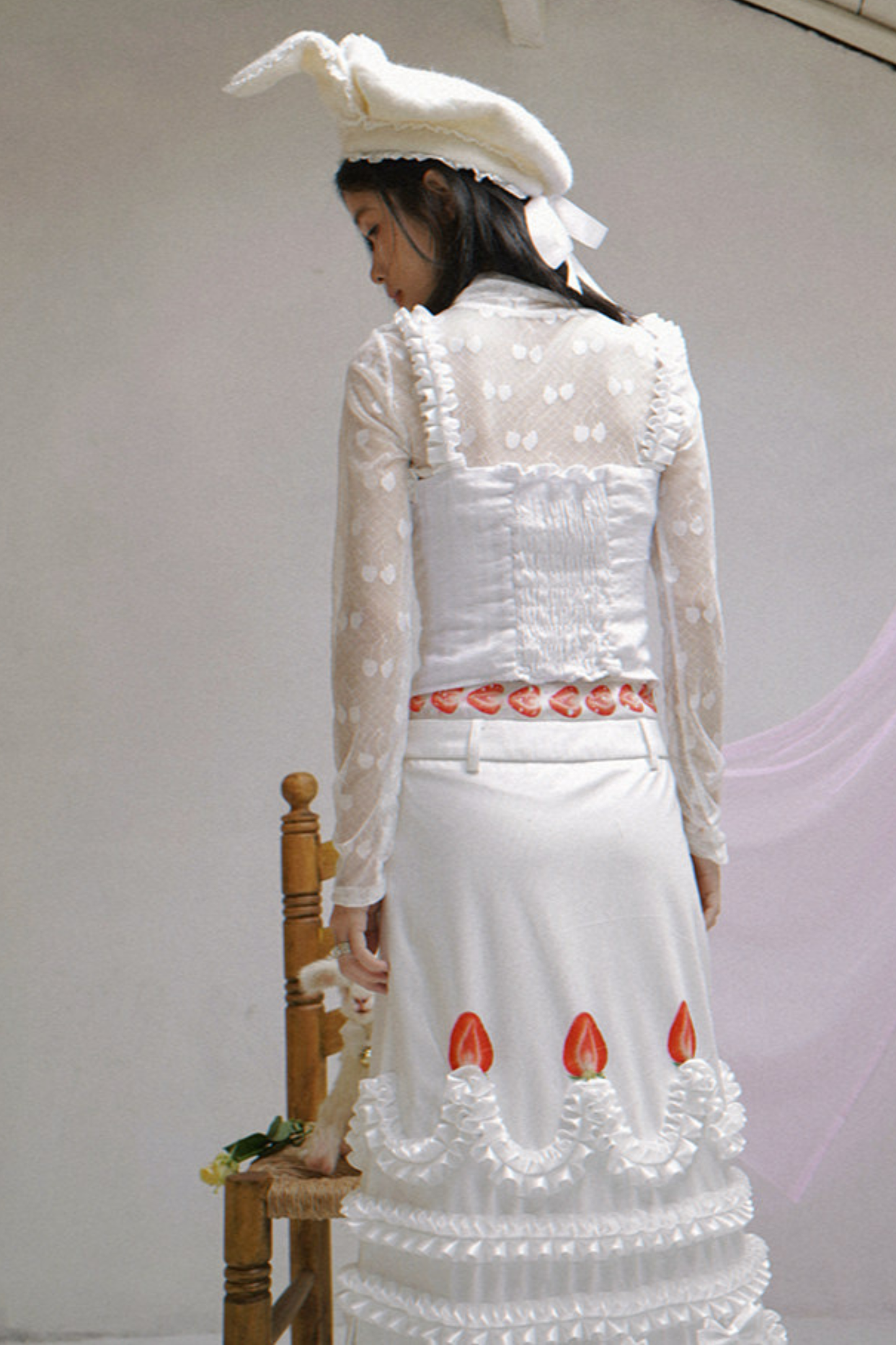 Polka Dot Strawberry Camisole Top