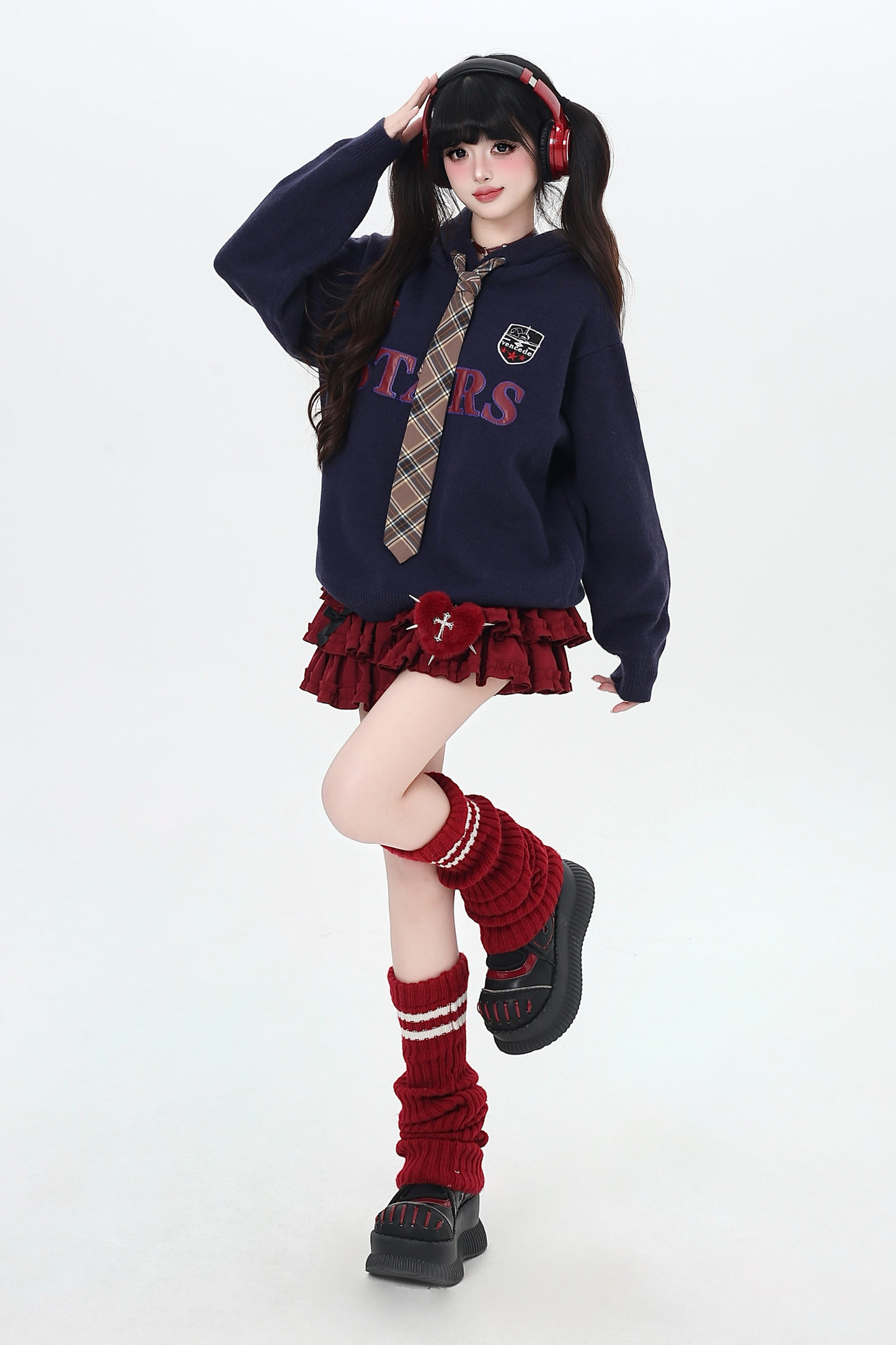 アメリカンスクールフードパーカー