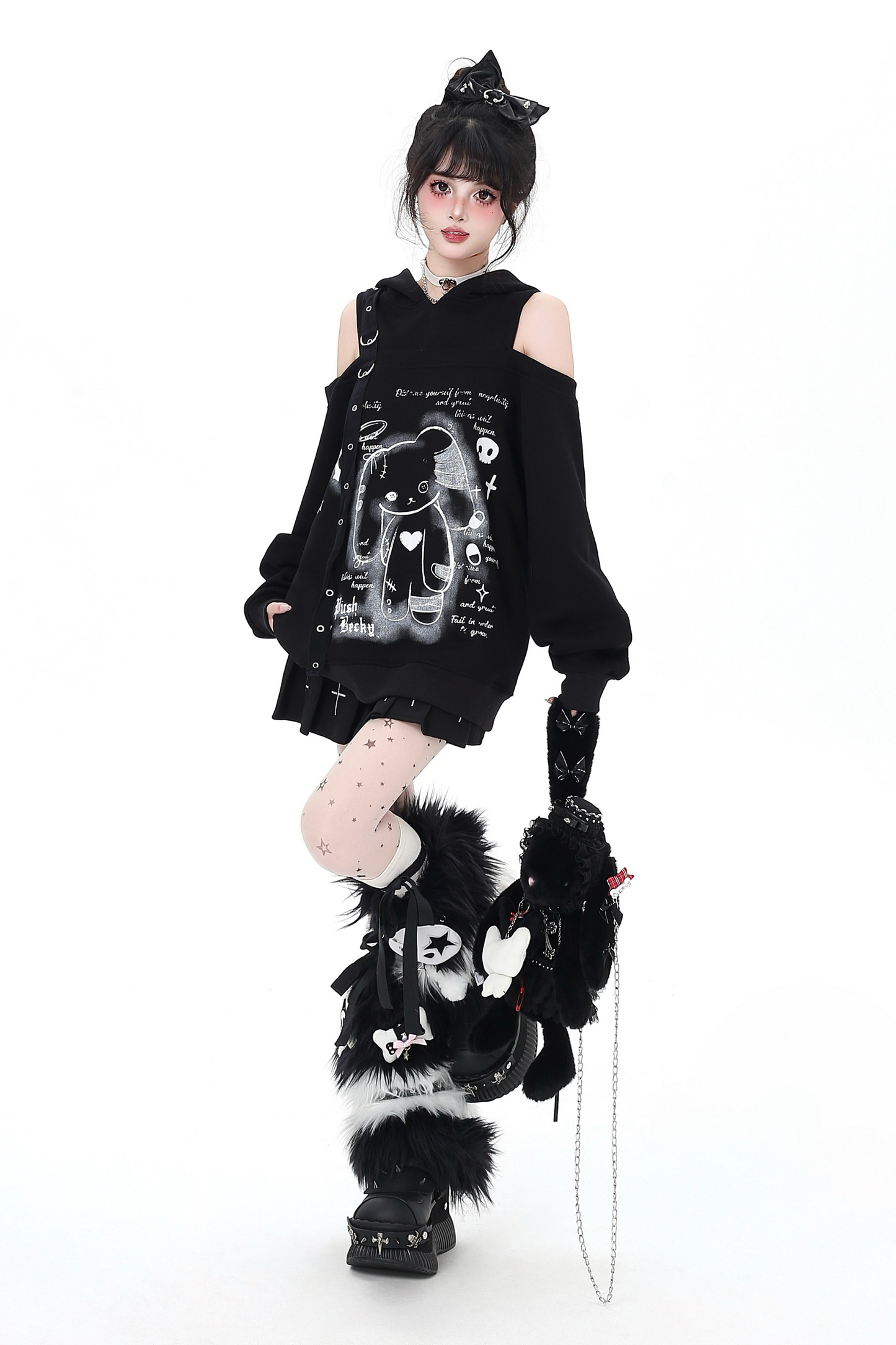 Bunny Off-the-shoulder Over-Tops