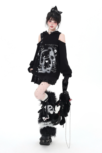 Bunny Off-the-shoulder Over-Tops