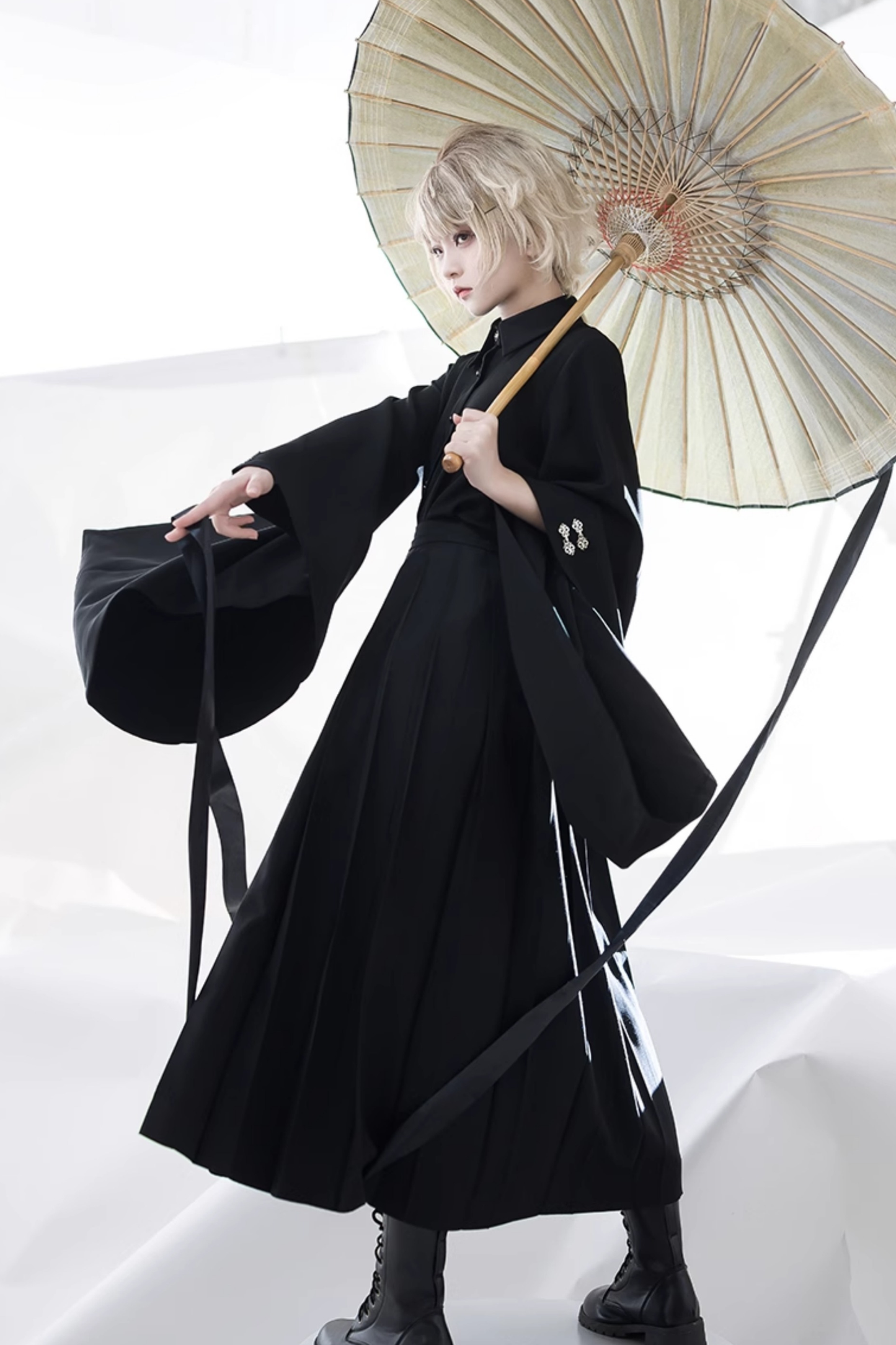 ダーク皇子ビッグスリーブブラウス