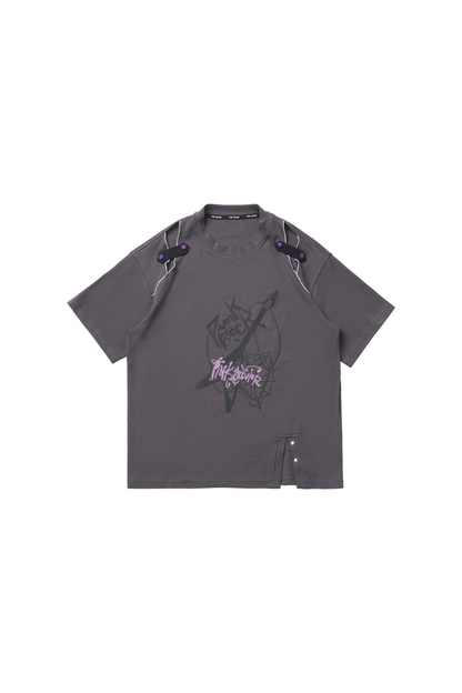 ナイトスケータースカート+ダークトップス