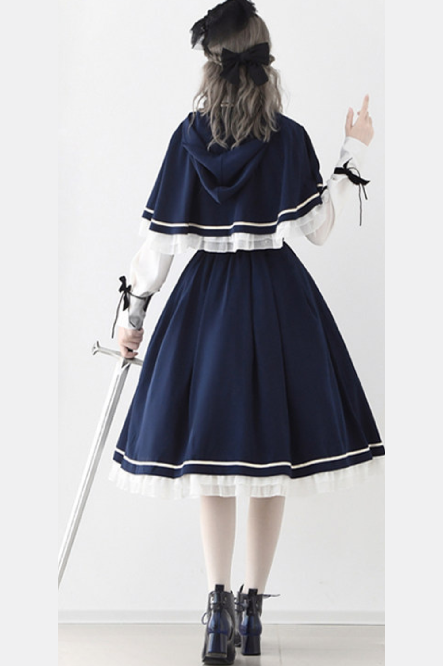 Western Fantasy Cloak Vest + Cape + Skirt + Shirt