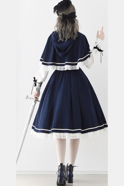 Western Fantasy Cloak Vest + Cape + Skirt + Shirt