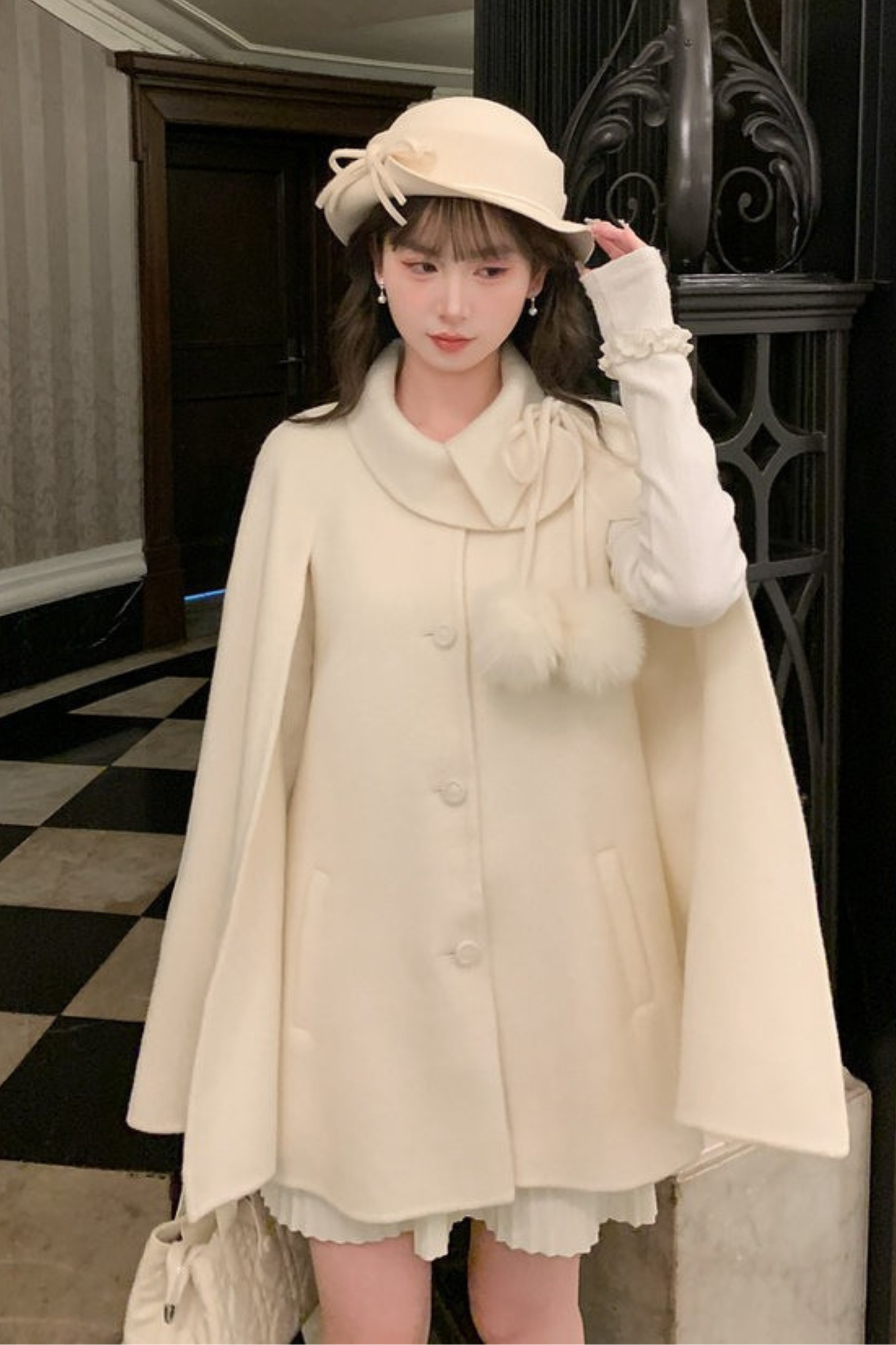 ガールスタイルケープコート