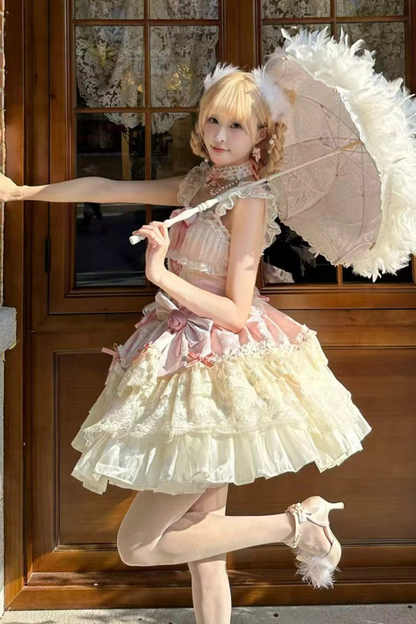프린세스 큐트 스위트 로리타 드레스 + 테일