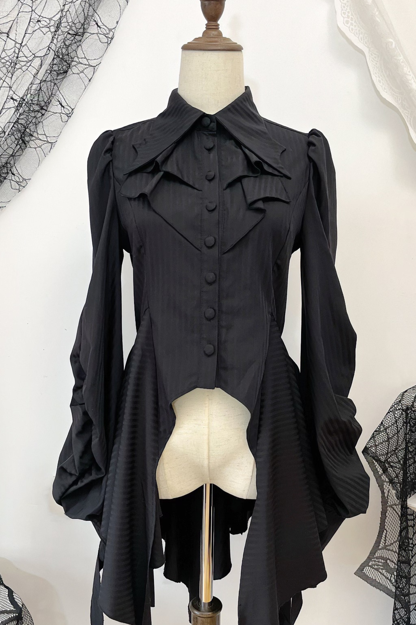 プリンスロリータブラウス+フリルネクタイ