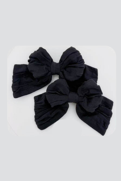 モノクロドールロリータドレス+カチューシャ+ボンネット+クリップ