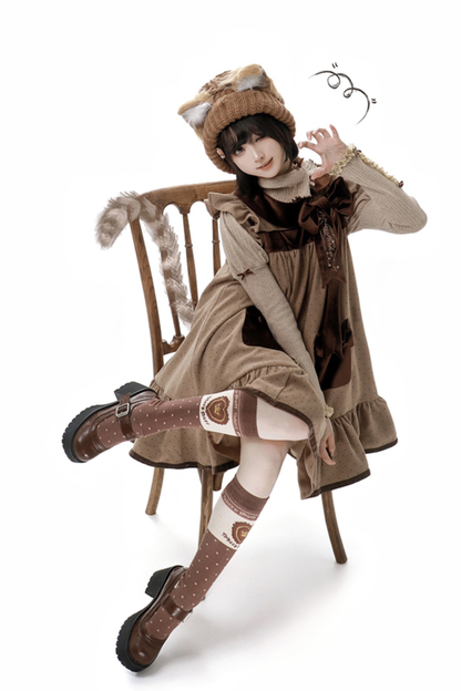 エーデルワイスフライスリーブドレス