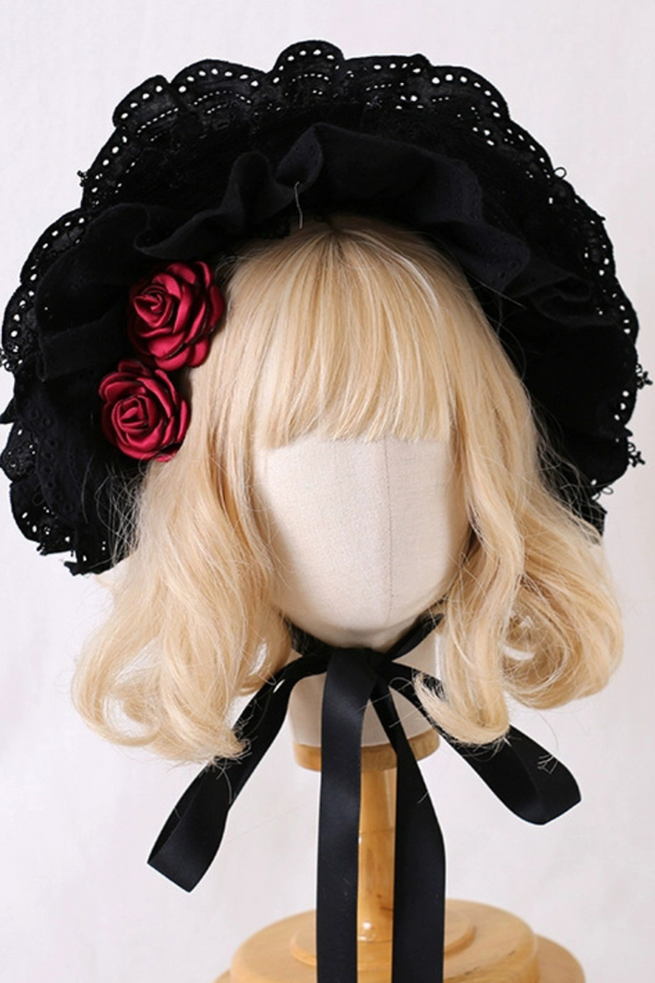 ゴシックシッククラロリータハット