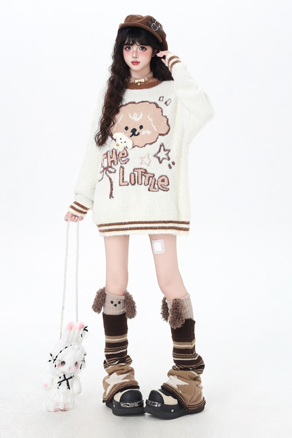 ルーズアニマルデザインセーター