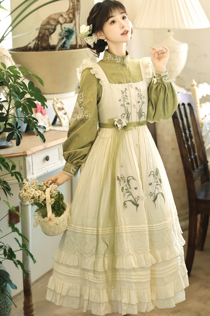 【予約商品】レトロチャイナエレガントロリータドレス+トップス