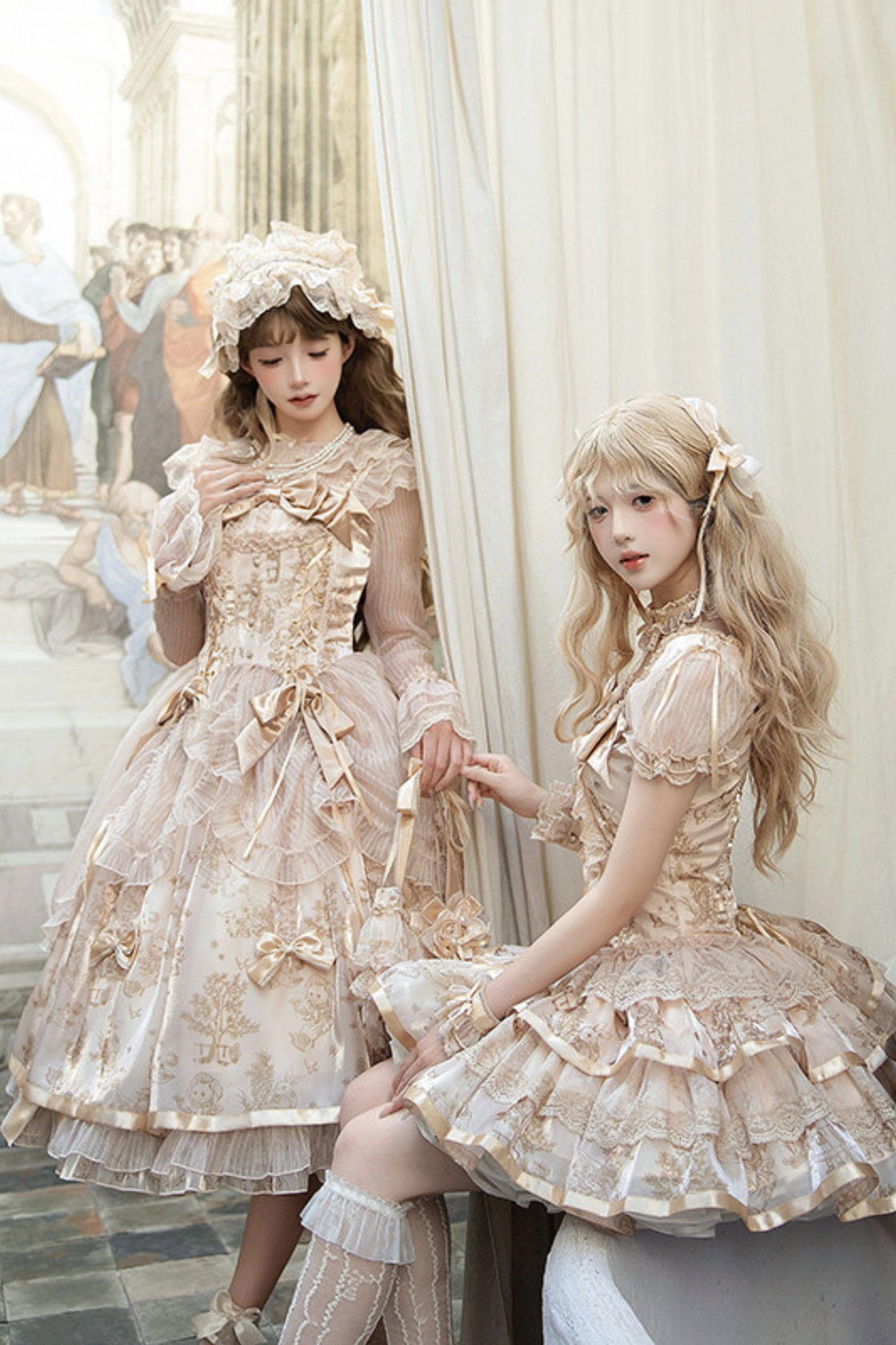 【4月3日予約締切】ギルデッドファンタジーロリータドレス+ジャンパースカート