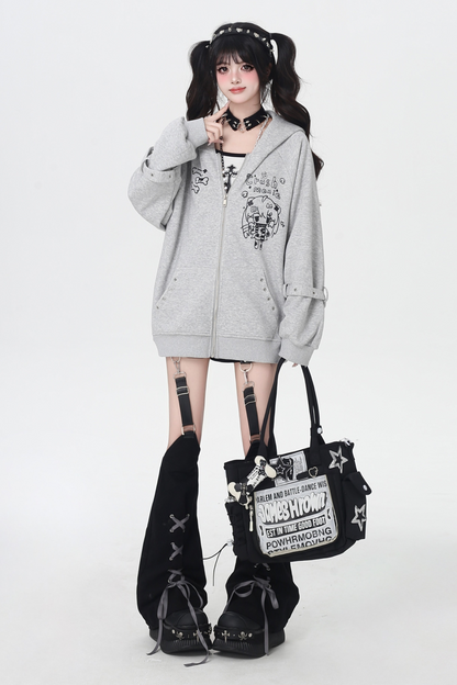 Cat Ear Hood Loose Hoodie