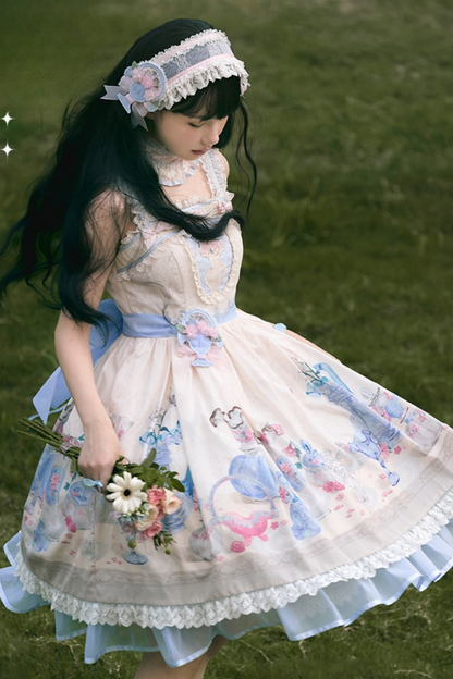 Pure fantasy cabinet dress + jumper skirt + apron