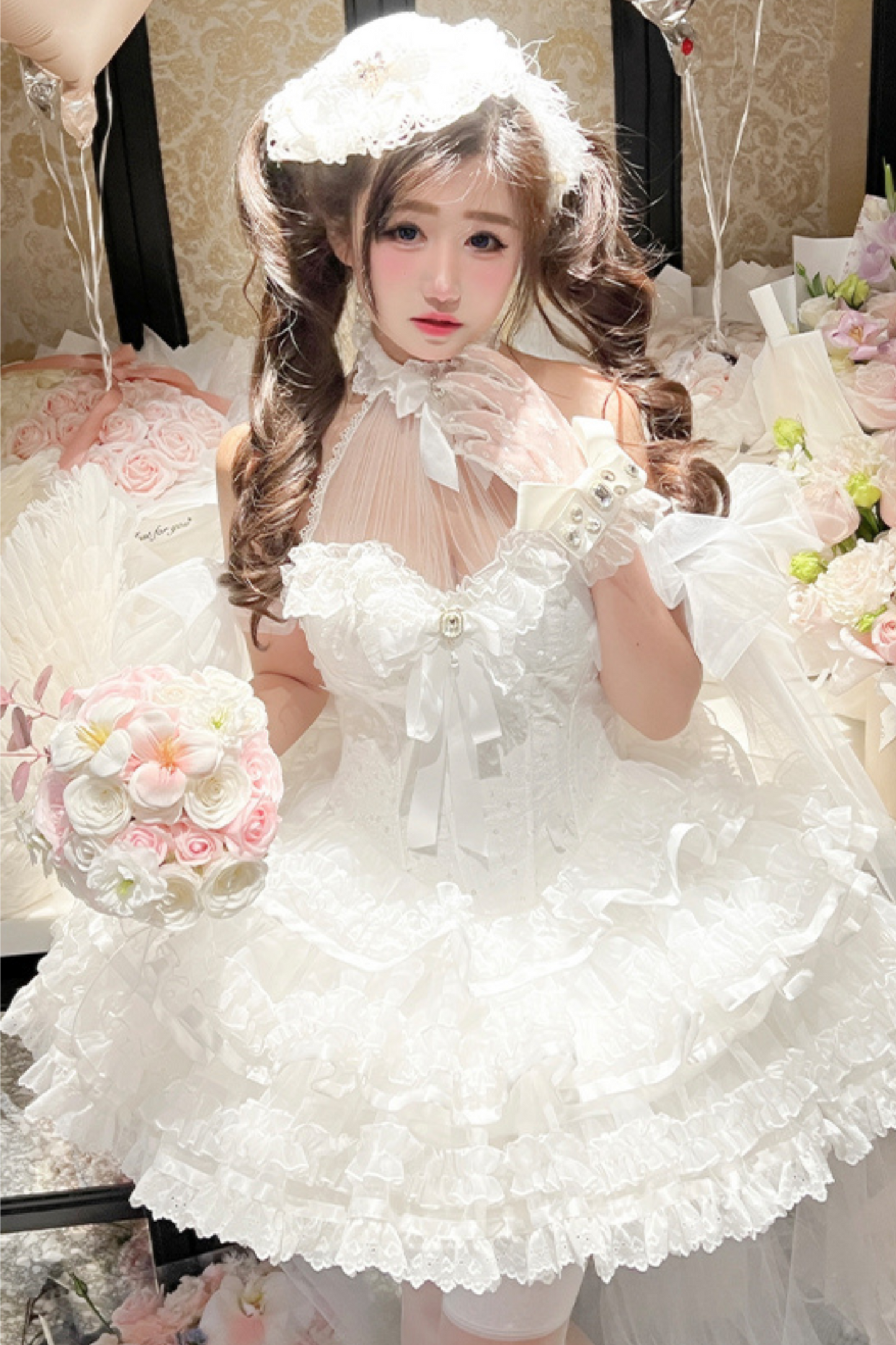 Short Swan Lolita Dress